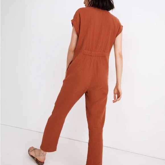 Madewell lightspun cap sleeve jumpsuit size XS - Picture 2 of 11